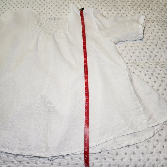 Vivian Shyu Linen Lagenlook Bohemian Top Size M - Picture 3 of 12